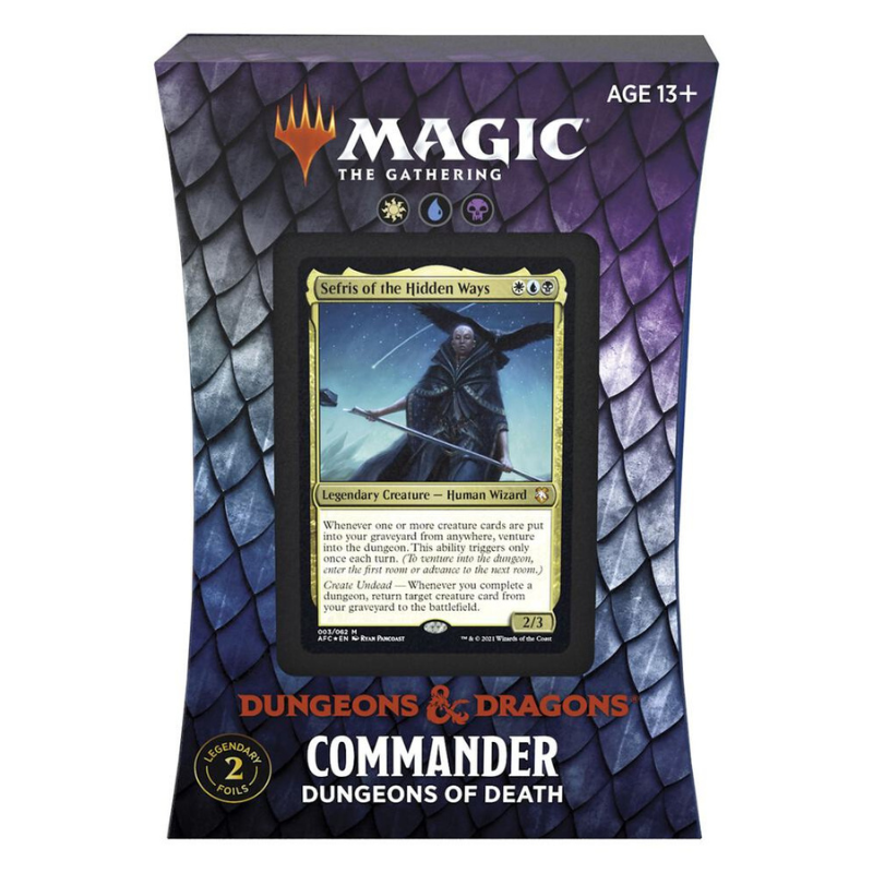 Adventures in the Forgotten Realms (AFC) - Dungeons of Death Commander Deck